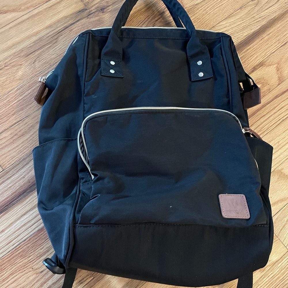 Black laptop backpack